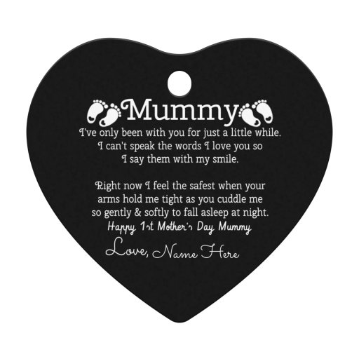 Mummy Happy 1st Mother's Day special Customizable Ornaments.